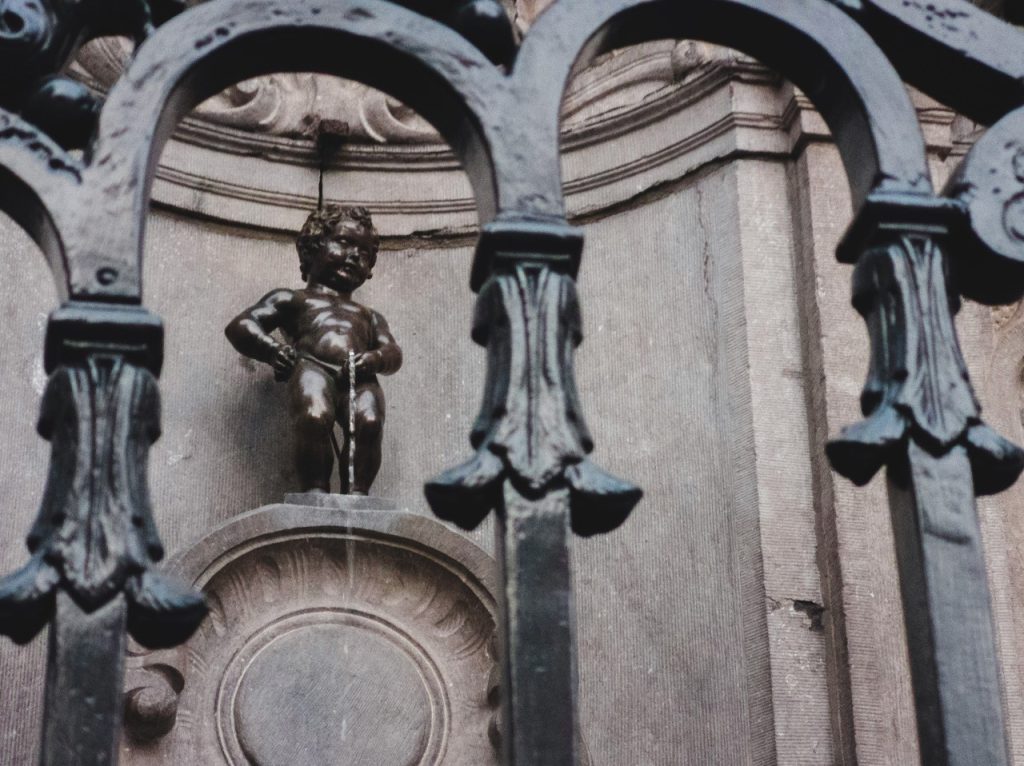 Manneken pis in Brussels
