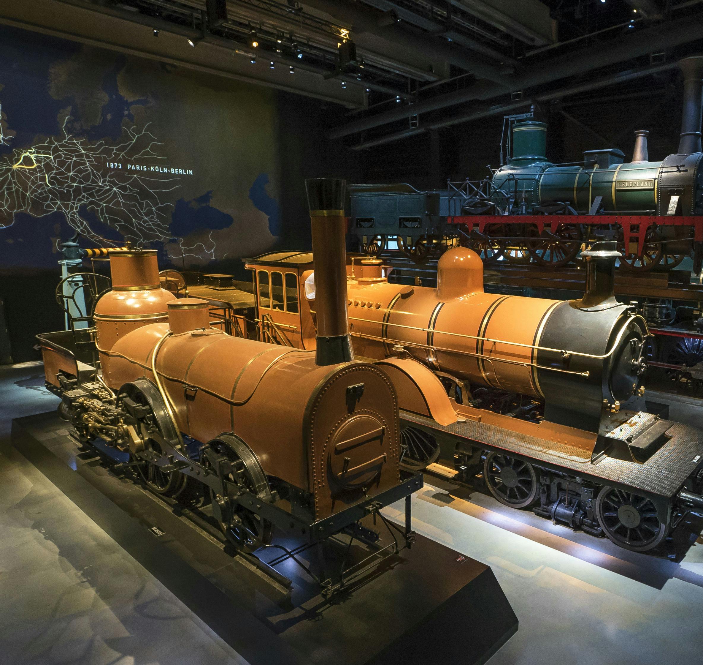 Trains au musée Train World à Bruxelles